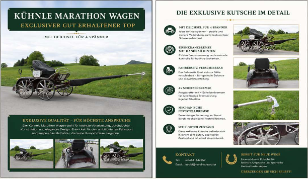 Kühnle Marathonwagen – Exklusiver Marathonwagen für 4-Spänner