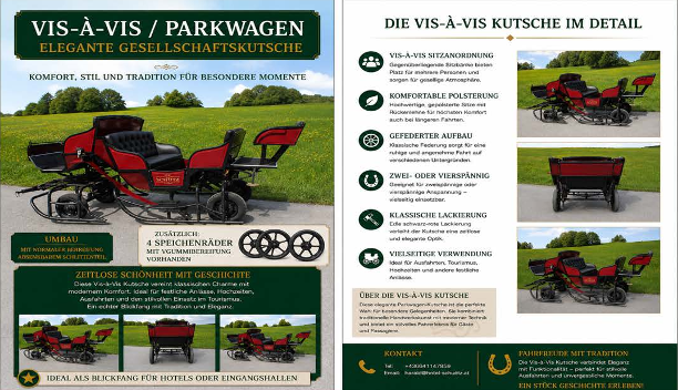 Vis-à-Vis / Parkwagen – Elegante Gesellschaftskutsche